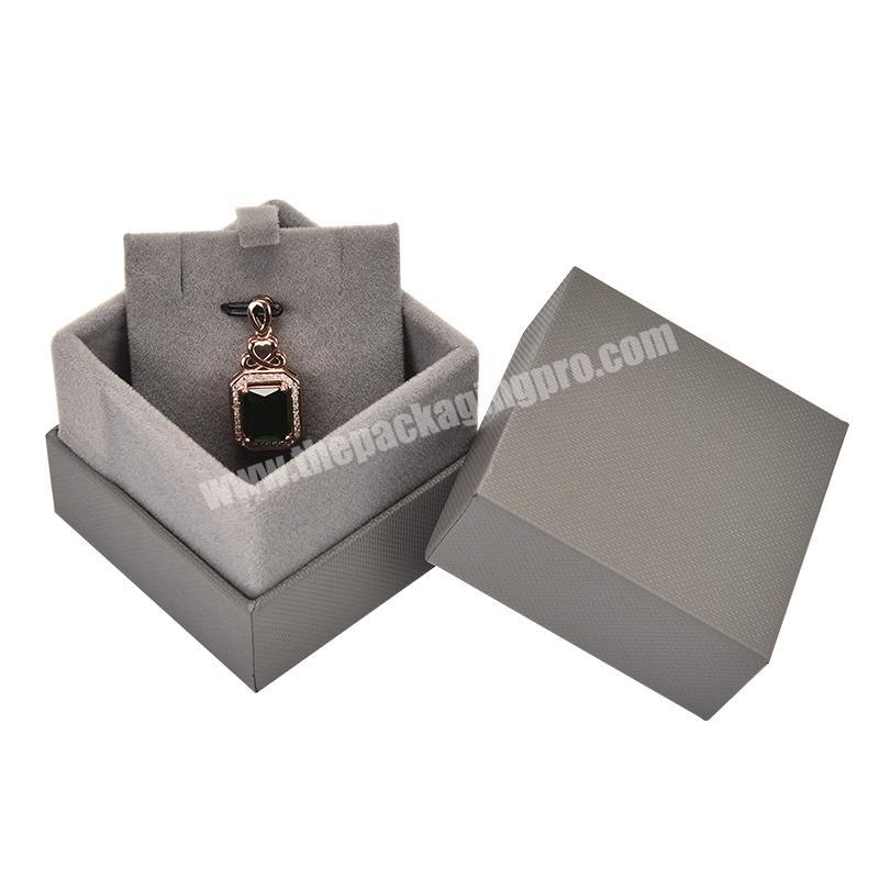 Wholesale Custom Logo Printed Square Lid Paper Cardboard Gift Jewelry Box