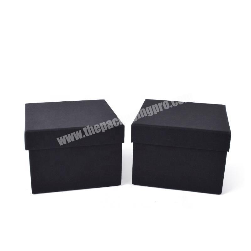 hot style heaven and earth cover black kraft gift box packaging box