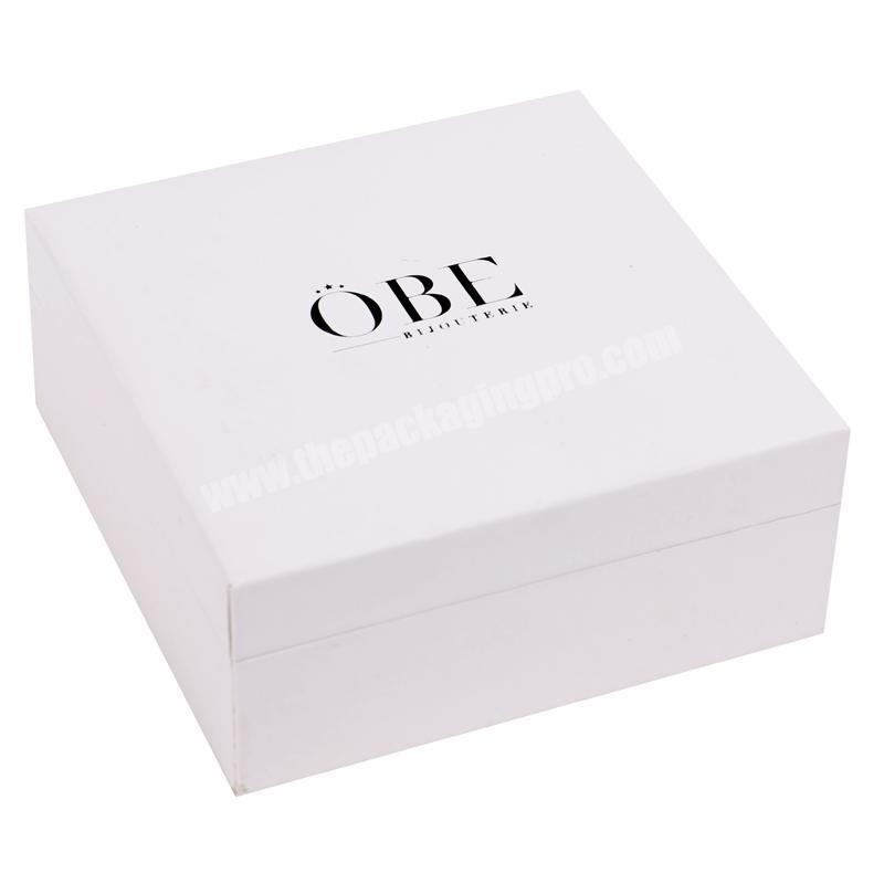 paper box with logo for jewelry packaging