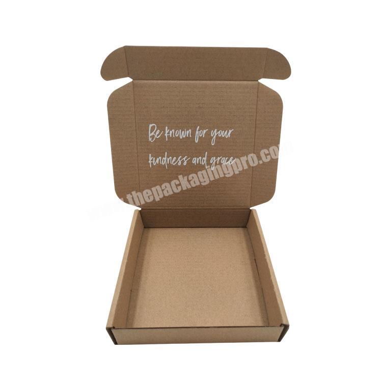Eco friendly box packaging small brown kraft paper jewelry boxes for shipping