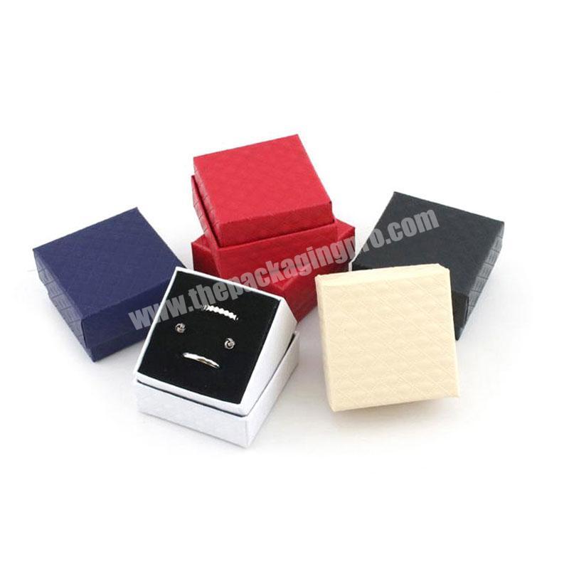 Hot selling storage paper packaging jewelry box with custom logo