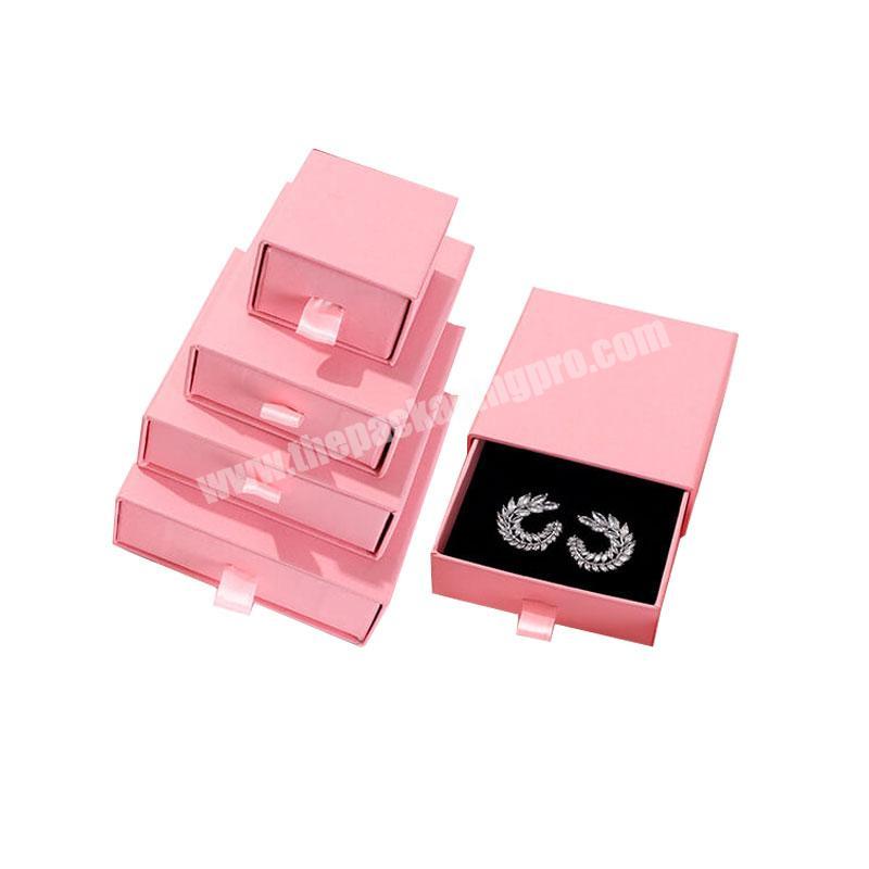 Small mini box packaging drawer craft paper jewelry