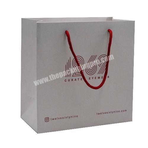 Factory Custom Logo Print Shopping Paper Bag Clothing Shoe Packaging Cheap Washable Gift Paper Bag