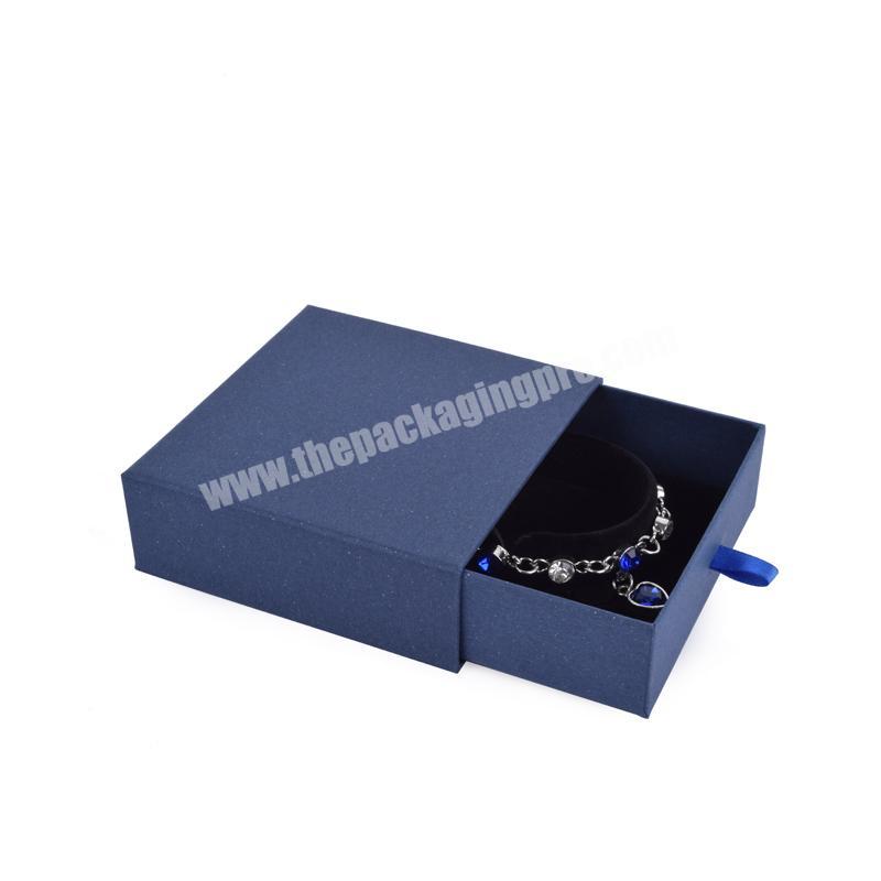 Manufacturer Eco Friendly Sliding Bracelet Box Jewelry Paper Packaging