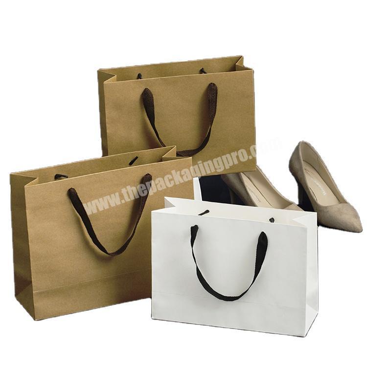Kraft paper bag handbag clothing custom printing logo shopping baking gift spot thickening paper packaging