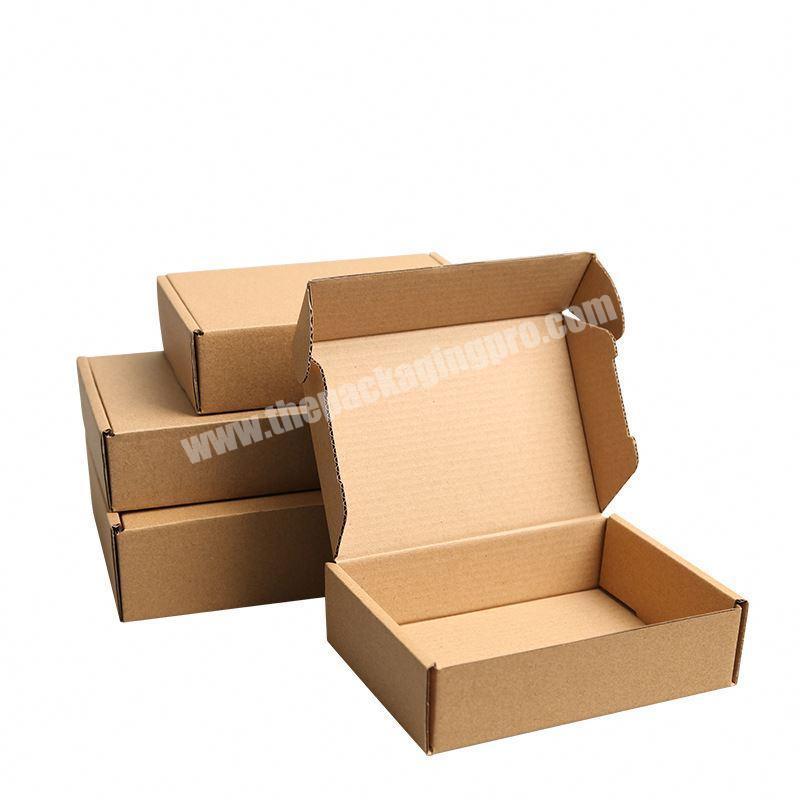 Customized logo print kraft paper gift box for bread packaging