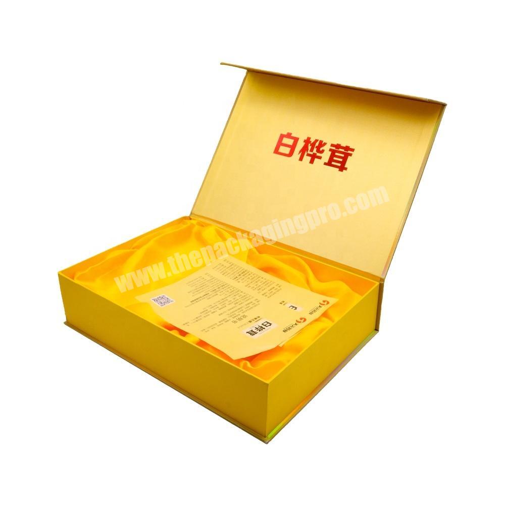 Hot Sales Custom Logo Luxury Paper A4 Magnetic Gift Boxes With Velvet