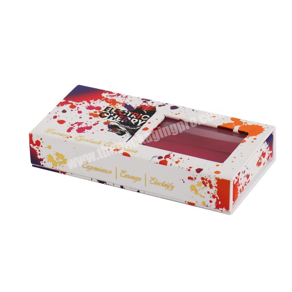 Customized Creative Design Magnetic Closure Box Cardboard Fashion Window Packaging Boite Clear Window Paper Present Gift Boxes