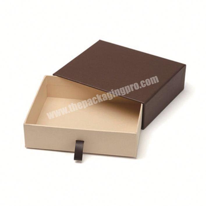 Custom Printed Sliding Type Box Gift Packaging Boxes Drawer Box for Clothing Packaging