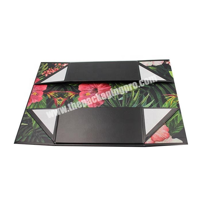 Cygedin Packaging Folding Cardboard Gift Box/collapsible Magnetic Flap Custom Hot Sale Magnetic Closure Foldable Paper CN;GUA