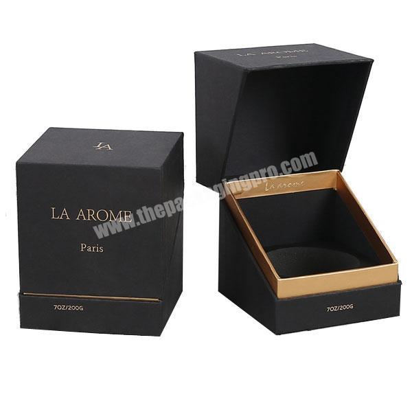 Unique New Design Matte Black Magnetic Closure Cosmetic Gift Packaging Luxury Fragrance Perfume Bottle Box