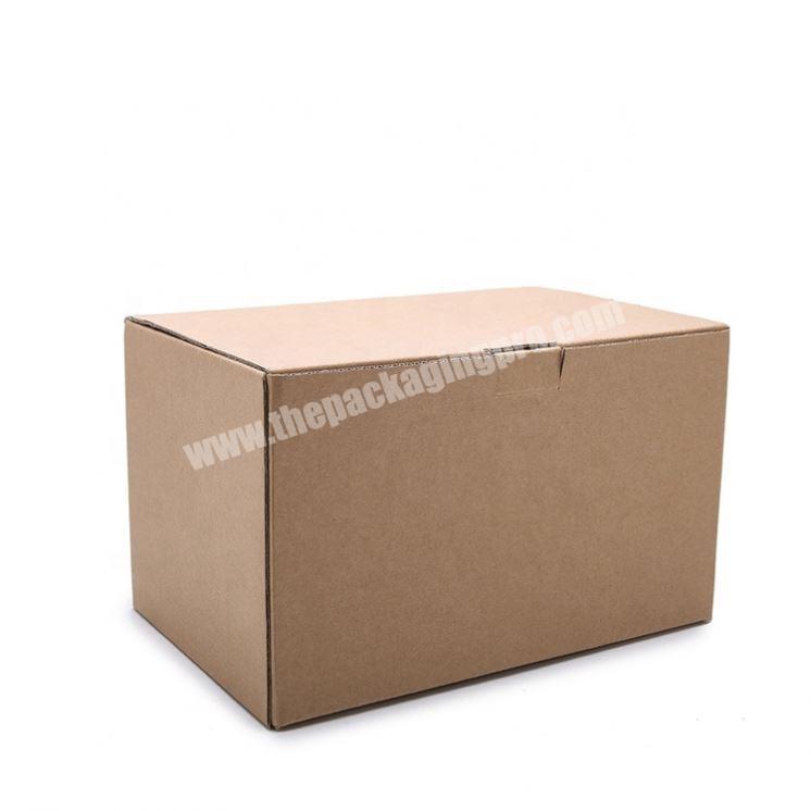 Custom design printing plain brown cardboard corrugated display/shipping/mailer packaging box