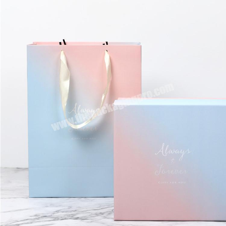 High quality gradient gift box customized wholesale low price