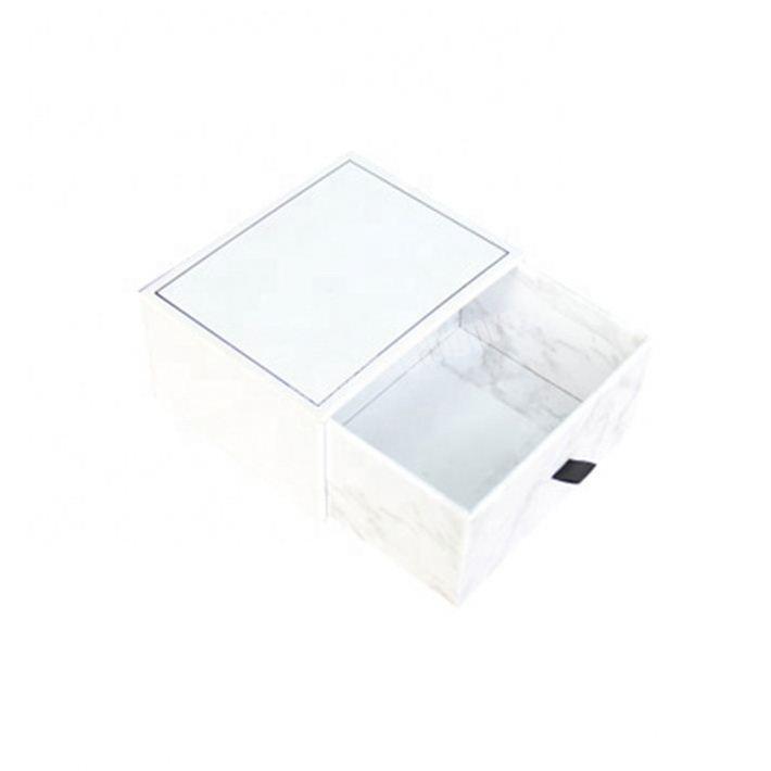 Customized Luxury Marbling Logo Cardboard Paper Gift Box Packaging