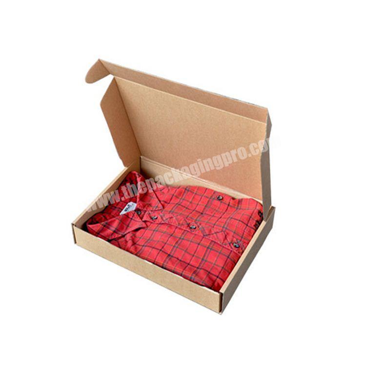 Easy Folding Brown Shipping Clothes Cosmetics Paper Packaging Sending Corrugated Boxes