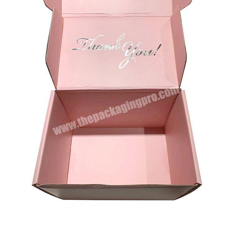 Custom logo embossed UV Matte Pink Rigid Gift Box Wholesale