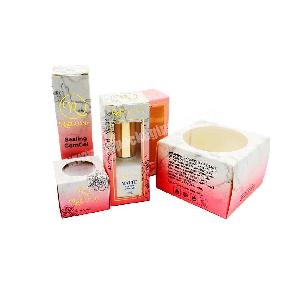 Mini Color Lipstick ,Lip Gloss Packaging Box,Nail Polish Customized Custom Logo Flatpack Paper Box For Cosmetic Packaging