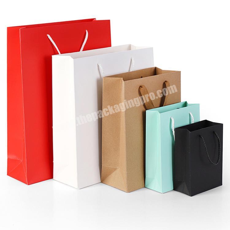 Wholesale custom color logo handbag Personalize China Gift Custom Paper Bag