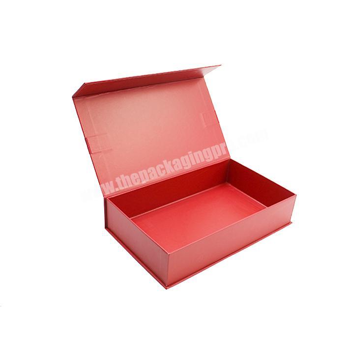 Paper Boxes with Custom Silk Inserts Packaging Gift Boxes with Magnet Book Shape Paper Boxes and Print Custom Logo Paperboard