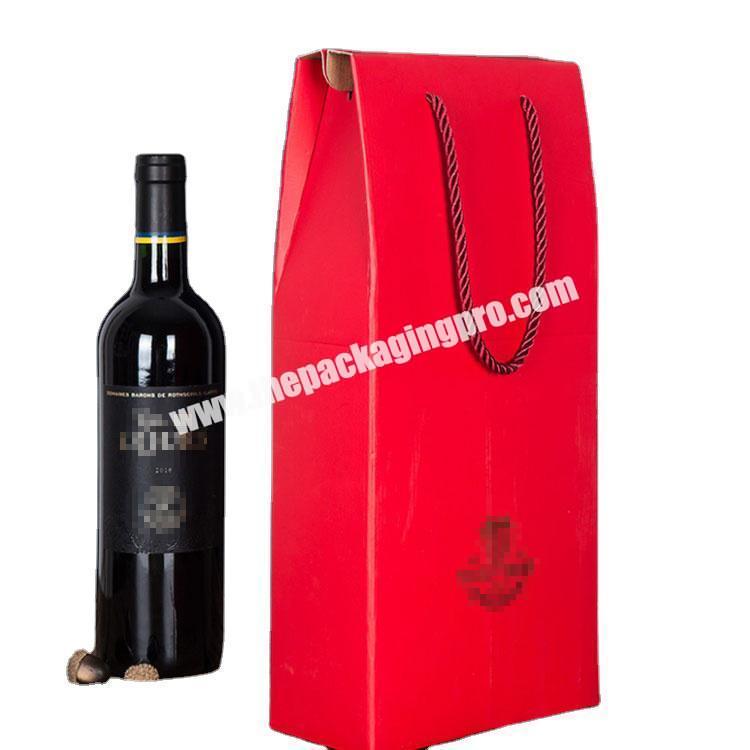 Wholesale customization of high quality Boxgift Cardboard Wine Paper Corrugated Box