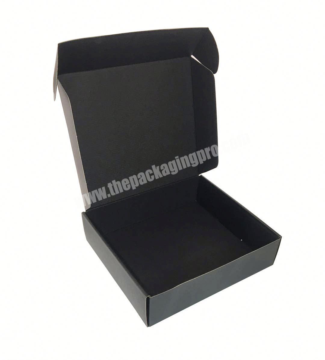 Black cardboard hair box printing and packaging subscription box