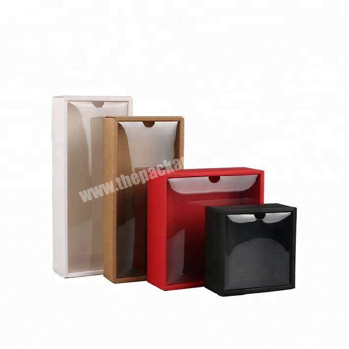 Custom Separated Lid Cardboard Box with Clear Window China Manufacture