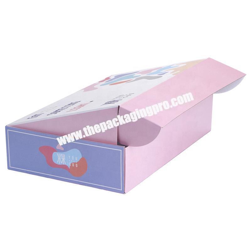 Custom Logo Printed cosmetic  shopping mailing corrugated box packaging box