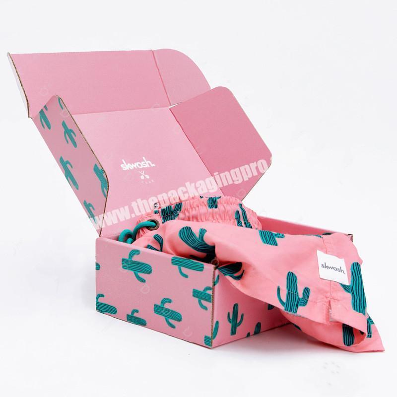 Professional box suppliers recycled subscribe box sunglasses  packaging shipping corrugated paper box