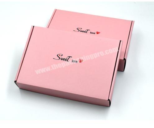 Custom Logo printing corrugated sweet gift wedding invitation box