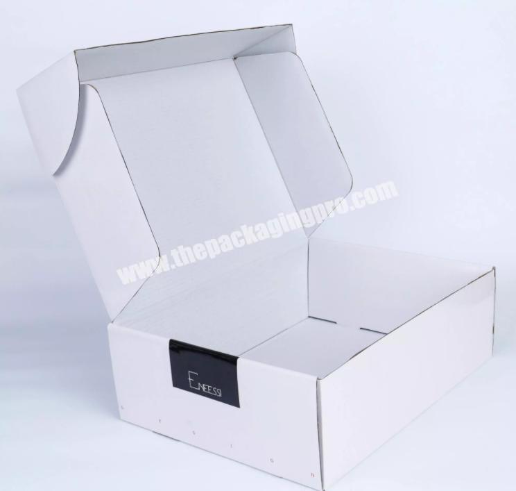 Professional manufacturer printed white kraft paper box cosmetic packaging gift box paper cardboard