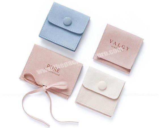 Factory Cheap Price Custom Logo  Velvet Gift Pouch Jewelry Packaging