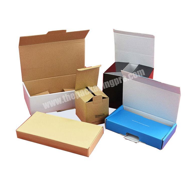 Shipping Custom Foldable Packaging Size Cardboard Logo Corrugated Box with high quality