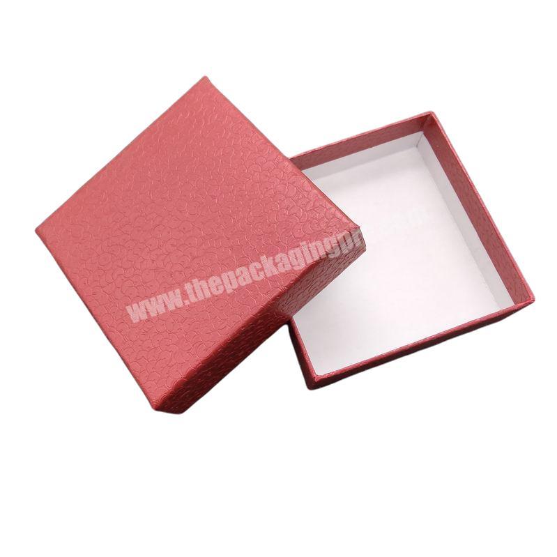 Wholesale cardboard gift box Custom Hardboard Small Product White Red Gift Box