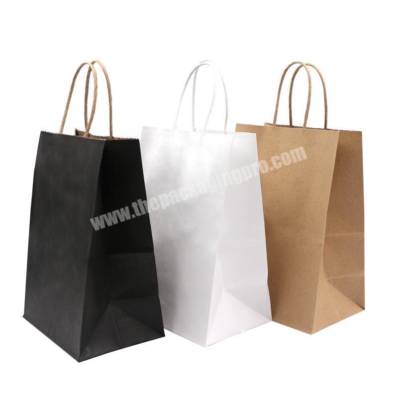 custom order food grade french fries recycle packaging paper bags for fast restaurant wholesale