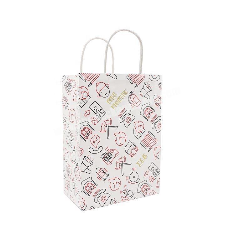Shopping from China eco recycle baby toys printed paper bag with twist handle