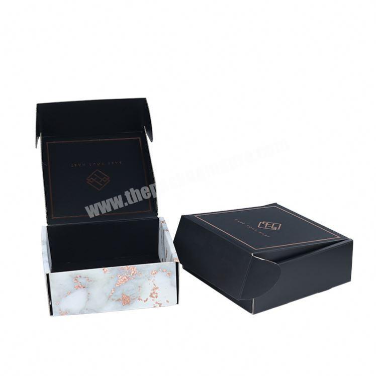 Flat packed online shipping courier corrugated gift box