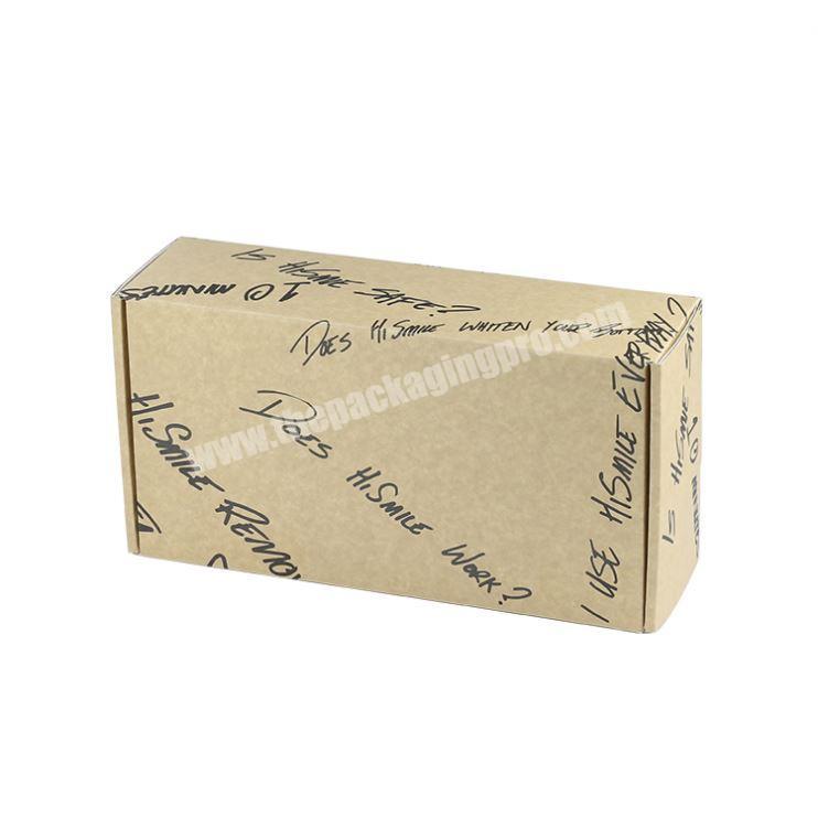 Custom Printed T-shirt paper packaging cardboard boxes brown apparel corrugated boxes packaging