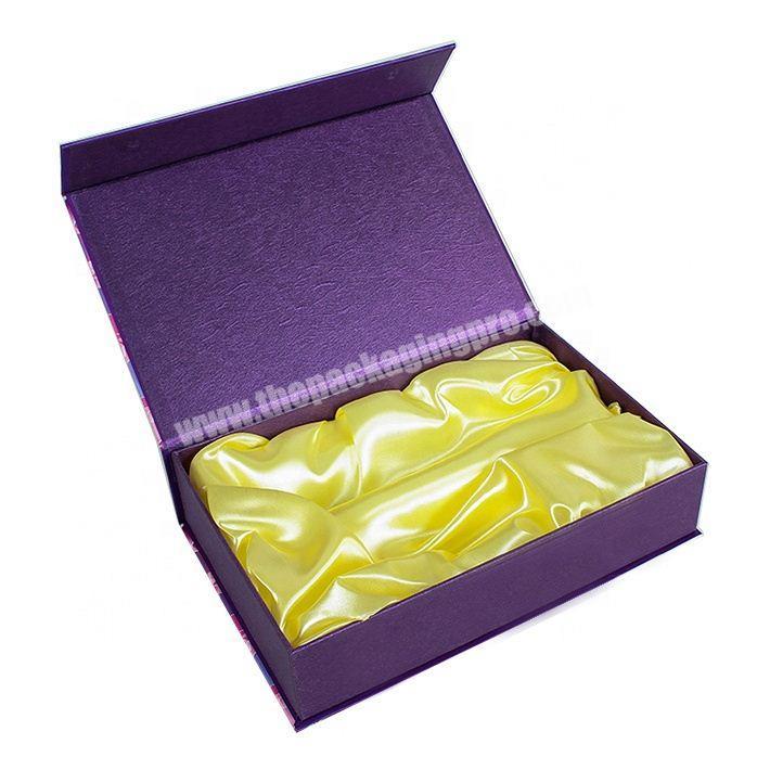 Custom Printed Cardboard Gift Box,Magnet Cardboard Box with Silk Inner Tray