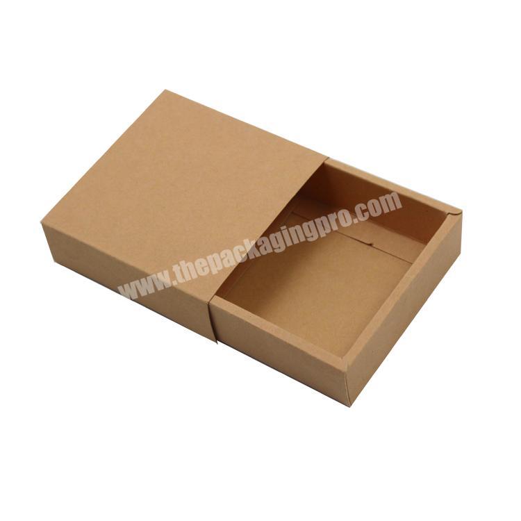 2020 Recycle Small Brown Kraft Soap Box Custom Logo Hotsale Square Gift Packaging Box