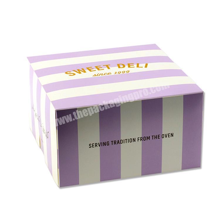 Free Design Custom Paper Cake Box Packaging