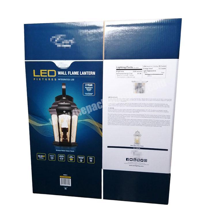 High quality LED light packing boxes of various sizes customized wholesale full-color corrugated boxes
