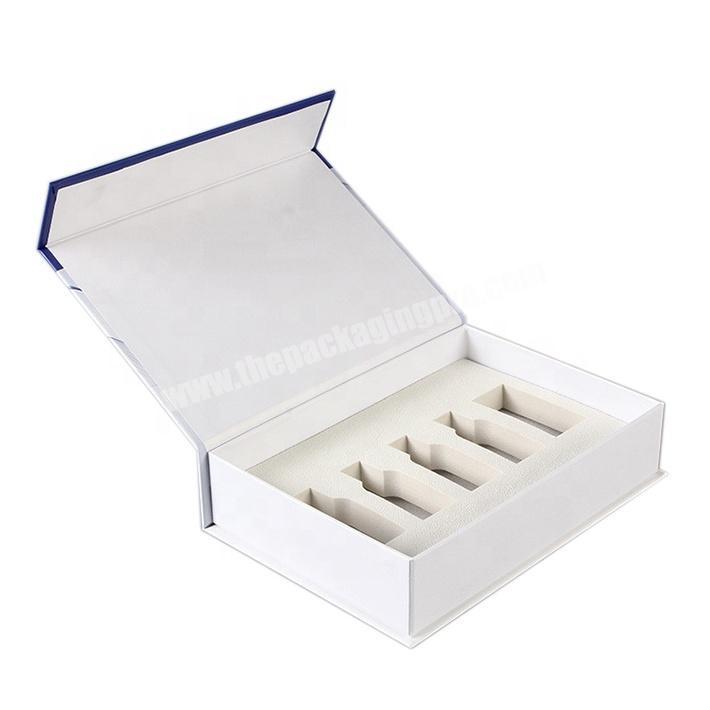 Luxury Book Shape Gift Box Set Foam Insert for Essenttial Oil Small Perfume Bottle with Cosmetic Box Packaging Cardboard Cygedin