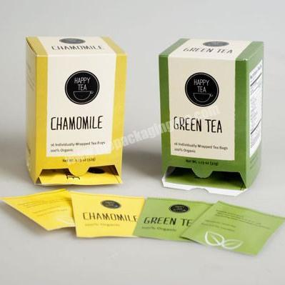 Wholesale Personalized Paperboard Luxury Coffee Tea Packaging Box Custom Logo Small Tea Bag Gift Packing Custom Paper Tea Box