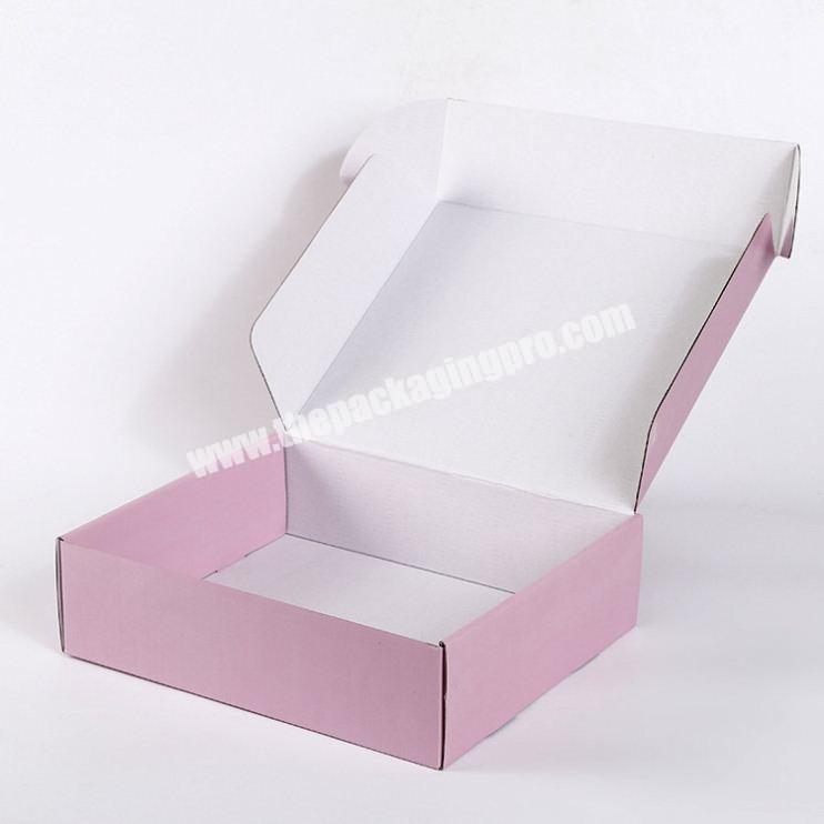 Custom T-shirt paper packaging cardboard boxes brown apparel corrugated boxes packaging