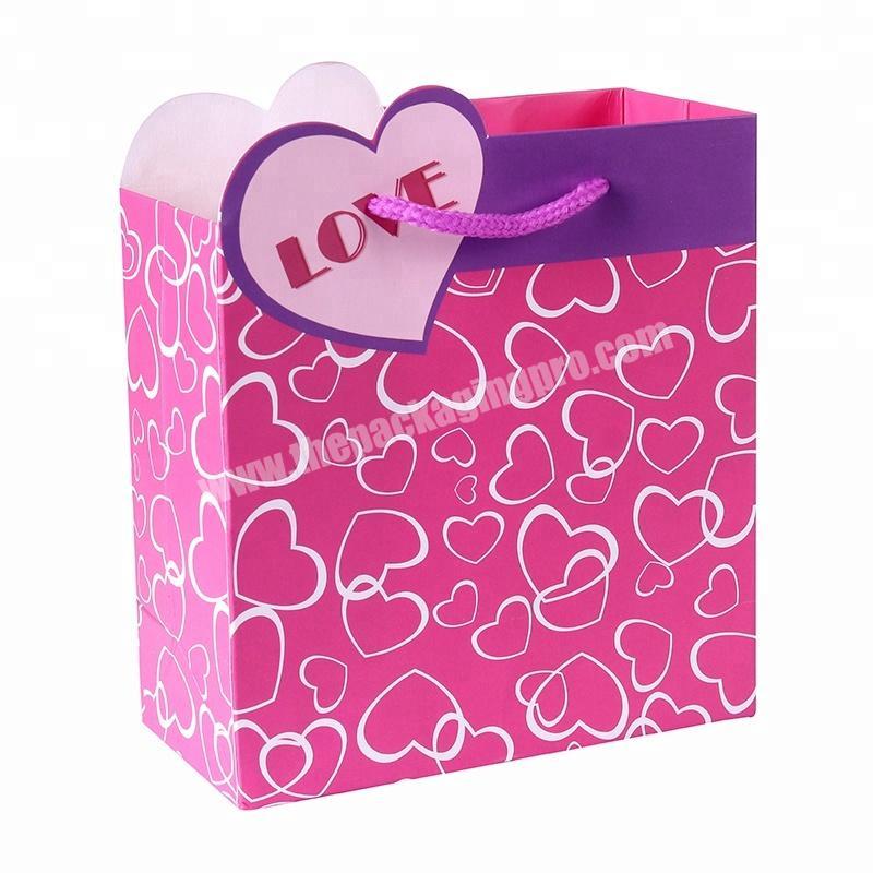 Popular Luxury High Quality Eco-friendly Custom Logo Paper Gift Bag With Handle