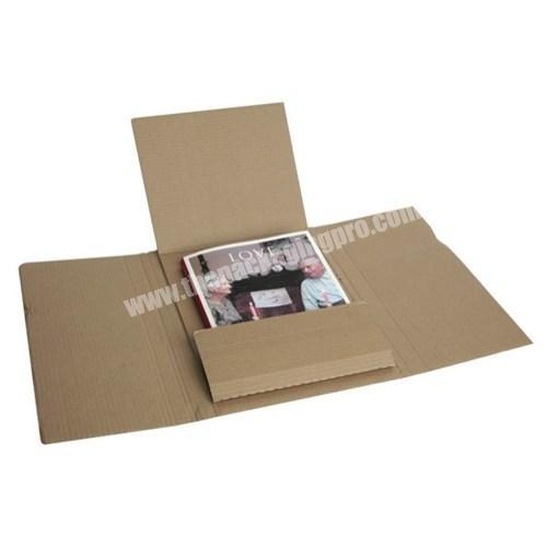 Custom shipping mailer box for book mailing packaging