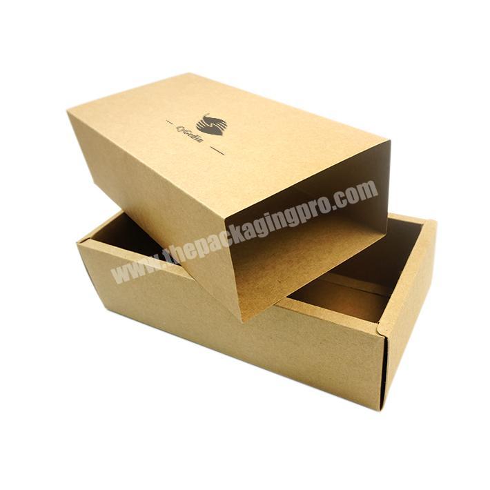 Drawer Box Brown/ White/black Gift Packaging Paper Box for Jewelry/chocolate/candy Kraft Paper Accept,accept Cygedin Custom