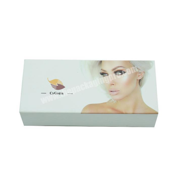 Paper Gift Wig Hair Extension Magnetic Packaging Boxes for Lady Horse Hair Bundles Free Sample Rigid Box Custom Logo Fashion