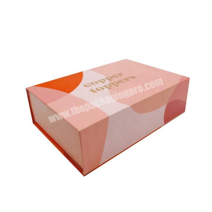 Square Customized Printed Book Shaped Box Pack for Clothes Product Matte Colorful Boxes Paper Cardboard Cygedin-002 Gift & Craft