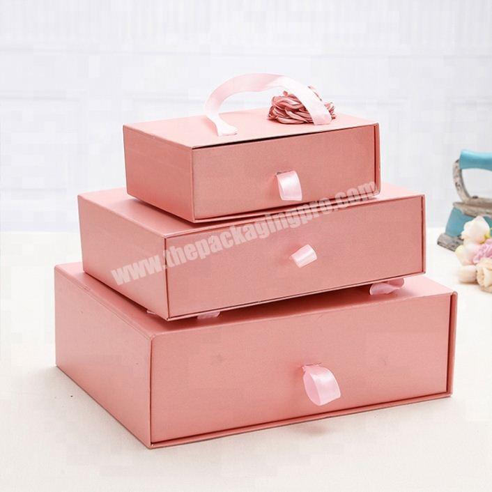 Hot Sale Custom Gift Packaging Box Drawer Box for Wedding